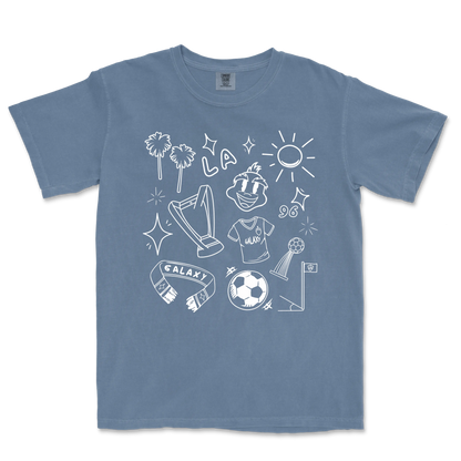 LA Galaxy Doodles T-Shirt