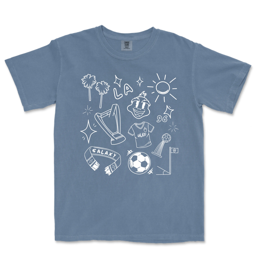 LA Galaxy Doodles T-Shirt