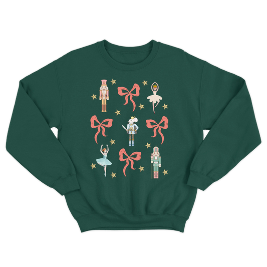 Nutcracker Bows Crewneck